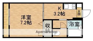 イーストハイツ小池A【1階】の間取り