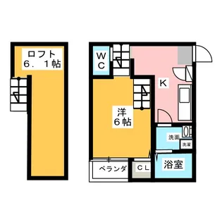 カンファーフォレスト【1階】の間取り