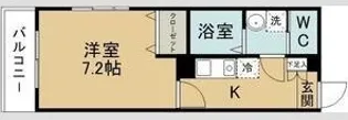 SS-7 APT.【5階】の間取り