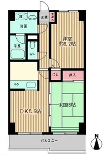 エクセルシオ【4階】の間取り