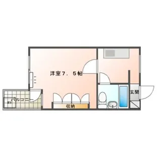 ホワイトヴィラ86【2階】の間取り