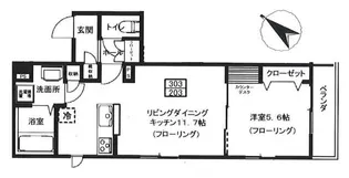 クロノライズ【3階】の間取り