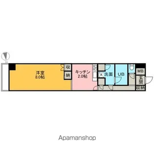 レジディア目白【6階】の間取り