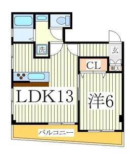 栗山ビル【3階】の間取り