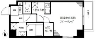 フラッツKT【4階】の間取り