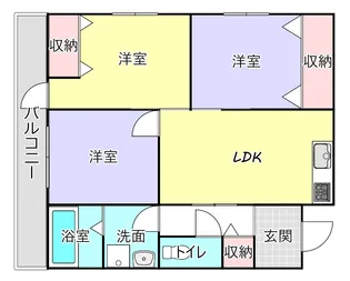 スカイコート【2階】の間取り