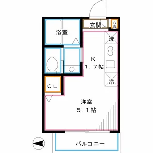 セントレ荻窪【2階】の間取り
