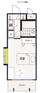 アートイン杉並【4階】の間取り