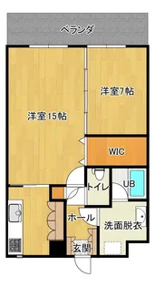 足利スカイタワー16【15階】の間取り