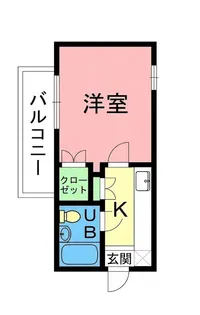 ユースピア本厚木【3階】の間取り