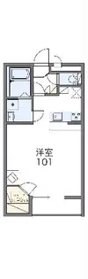 レオパレスKAMINOKAWA【2階】の間取り