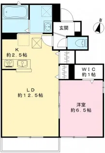 ラーク見川 B【1階】の間取り