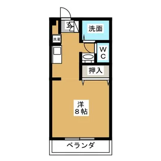 メゾンラフレシア【2階】の間取り