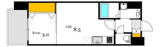 THE AL COURT【4階】の間取り