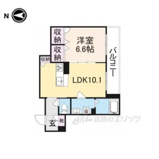 メルヴェイユー王寺【3階】の間取り