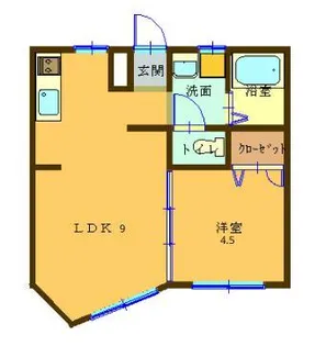 メゾンヒル【1階】の間取り