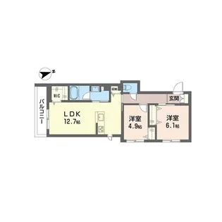 ルリアン【3階】の間取り