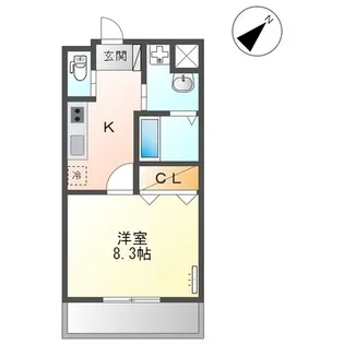 ラスティアII【2階】の間取り