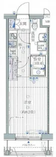 プレール・ドゥーク横浜WEST【2階】の間取り