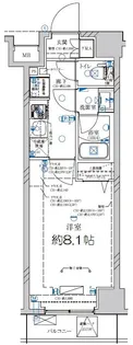 ディアレイシャス武蔵関【9階】の間取り