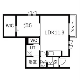 フォルテ【1階】の間取り