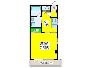クイーンズコート2号館【1階】の間取り