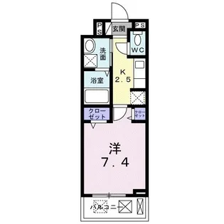 ヘルツ・アス【3階】の間取り