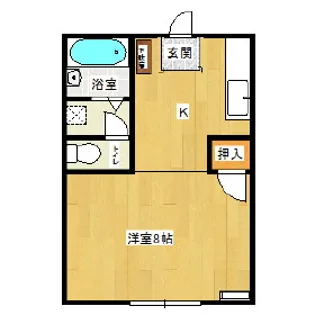 ハミングバード【2階】の間取り
