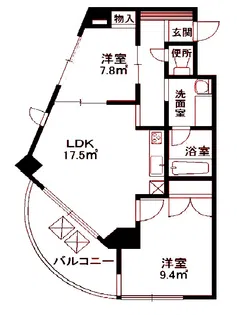 シマムラビル【4階】の間取り
