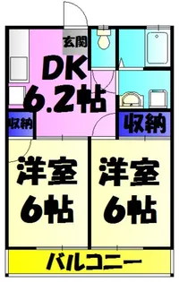 ケントパレス【1階】の間取り