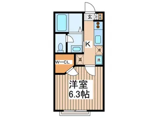 シ-ズンコ-ト【1階】の間取り