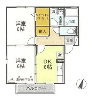 エクセルB【1階】の間取り
