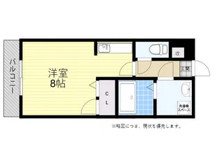 クレスト中殿【1階】の間取り