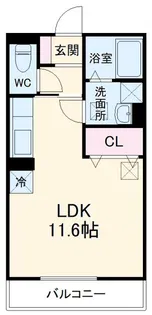 シャトレ【1階】の間取り