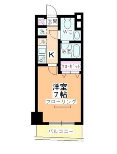 アルファコート西川口13【8階】の間取り