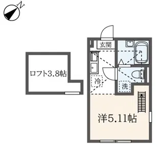 ソレイユコート横浜【1階】の間取り