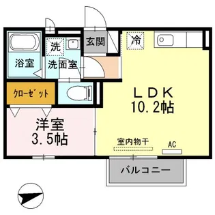 ハーモニーガーデン【2階】の間取り
