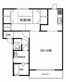 コーポさくら【2階】の間取り