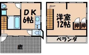 広島県広島市安芸区船越南3【一戸建】の間取り