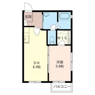 セゾンリバー【2階】の間取り