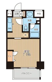 レジディア新横浜【5階】の間取り