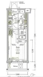 MAXIV百合ヶ丘【3階】の間取り