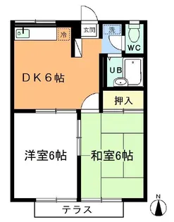 ドミール真洋2号館【2階】の間取り