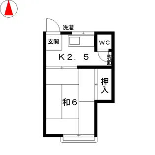 アパート三景【1階】の間取り
