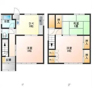 青森県青森市富田4【一戸建】の間取り