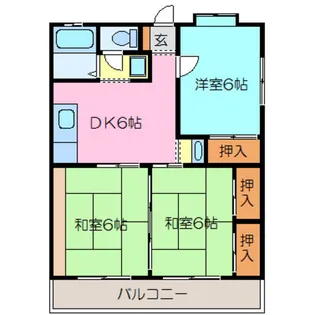 メゾンつづき【2階】の間取り