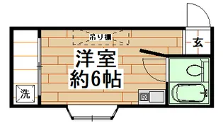 ドミールカガワ【3階】の間取り