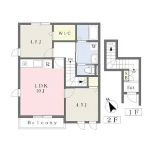 里久庵【2階】の間取り