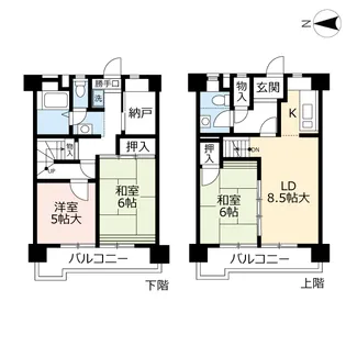 3LDKの間取り画像
