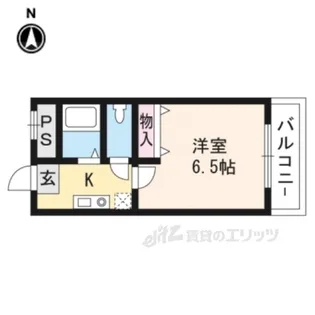 二条CUBE【2階】の間取り